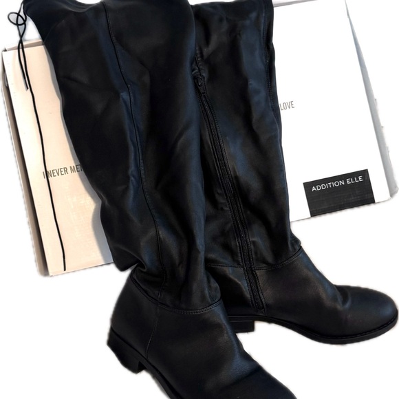 Additions-Elle ‘Piper’ 9W Black 24” Over Knee, High Boots Whimsigoth EUC - Picture 5 of 11